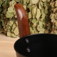 Ушат из стали 4 л, черный Ушат из стали 4 л, черный