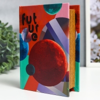 Шкатулка-книга дерево кожзам "Будущее" 18х13х4 см Шкатулка-книга дерево кожзам "Будущее" 18х13х4 см