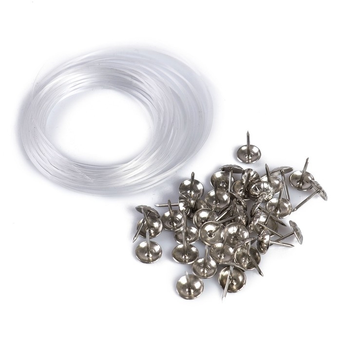 Комплект для обивки дверей 110 &times; 205 см: иск.кожа, ватин 5 мм, гвозди, струна, МИКС, &laquo;Ватин&raquo;