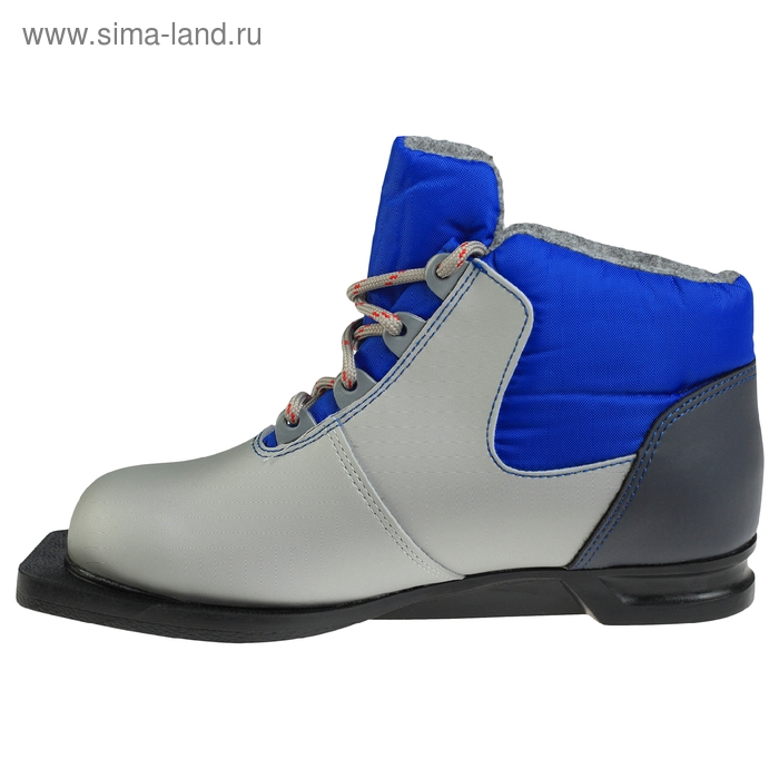 Ботинки лыжные Spine Nordik 43/2, NN75, р. 30, цвет серебристый, лого красный Ботинки лыжные Spine Nordik 43/2, NN75, р. 30, цвет серебристый, лого красный