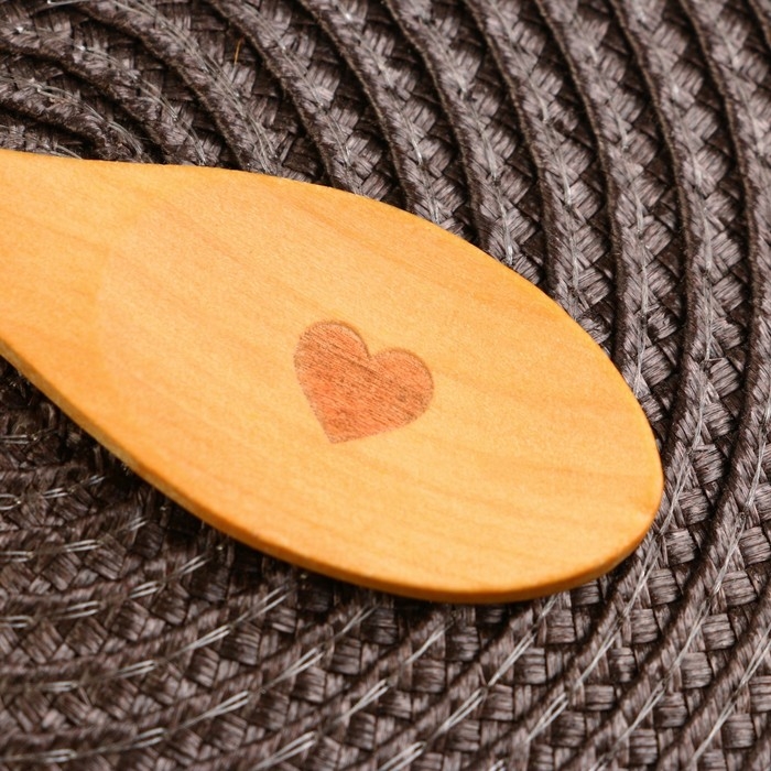 Ложка для специй &laquo;Щепотка счастья&raquo;, дерево, 13 см