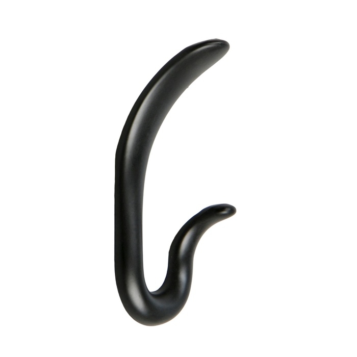 Крючок мебельный CAPPIO DUCK, двухрожковый, черный Крючок мебельный CAPPIO DUCK, двухрожковый, черный