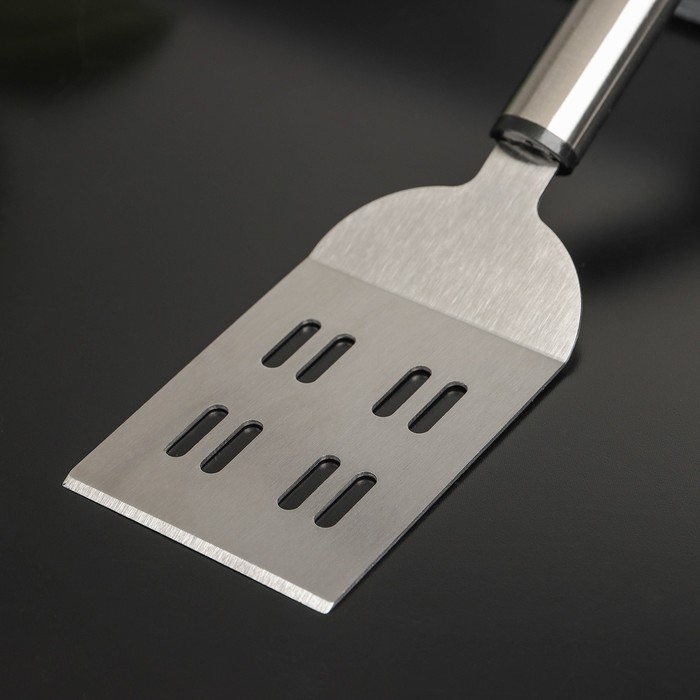 Лопатка Доляна Fargo, 21&times;5,5&times;2 см, нержавеющая сталь, цвет серебряный