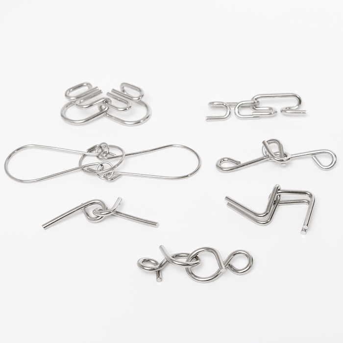 Набор металлических головоломок «Игры разума №3»,на блистере Набор металлических головоломок «Игры разума №3»,на блистере