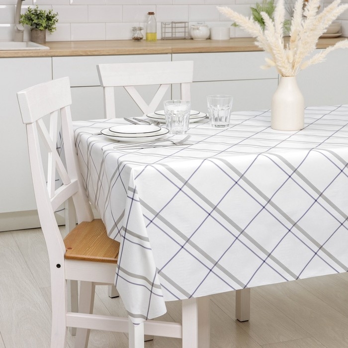 Клеёнка на стол Доляна &laquo;Классика&raquo;, на нетканой основе, ширина 137 см, толщина 0,2 мм, рулон 20 м