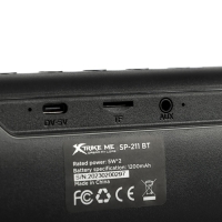 Беспроводная колонка Xtrike Me SP-211BT, 10 Вт, BT5.0, подсветка, 1200 мАч, чёрная Беспроводная колонка Xtrike Me SP-211BT, 10 Вт, BT5.0, подсветка, 1200 мАч, чёрная