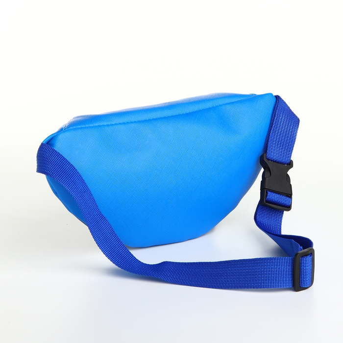 Сумка поясная детская на молнии, цвет синий Сумка поясная детская на молнии, цвет синий