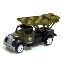 Машина металлическая &laquo;Военная техника&raquo;, инерция, 1:64, цвет МИКС, на блистере