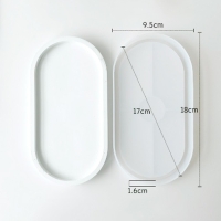 Форма силиконовая универсальная &laquo;Овал&raquo;, размер изделия 9,2 &times; 17,6 &times; 1,4 см