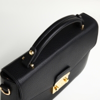 Сумка женская на клапане, TEXTURA, маленький размер, цвет чёрный Сумка женская на клапане, TEXTURA, маленький размер, цвет чёрный