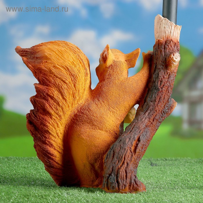 Садовый фонарь Садовый фонарь "Белка с веткой-фонарем" 33см