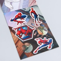 Книга с наклейками &laquo;Герой&raquo;, Человек-паук