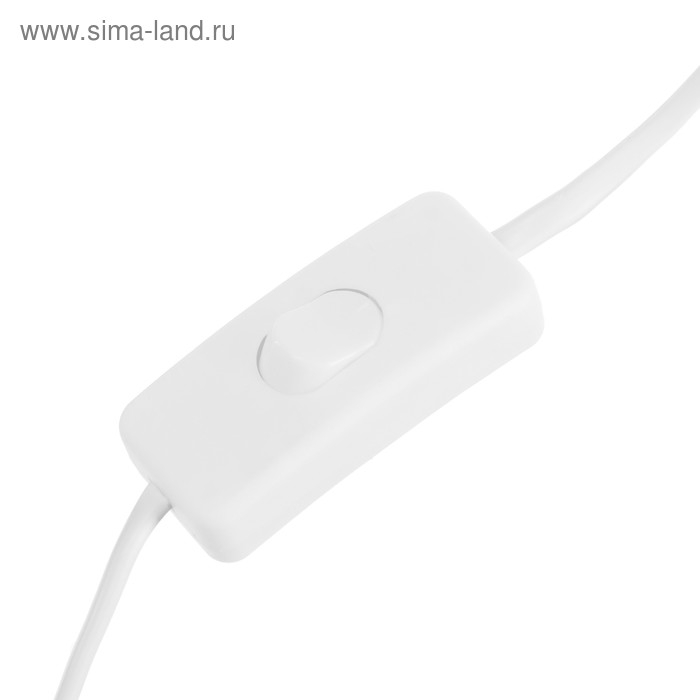 Светильник на прищепке Ecola base, Е27, 220В, 300 мм, выключатель, гибкий, белый Светильник на прищепке Ecola base, Е27, 220В, 300 мм, выключатель, гибкий, белый