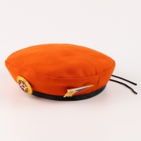 Карнавальный набор &laquo;Защитница отчизны&raquo; оранжевый берет, размер 54-56, банты 2 шт