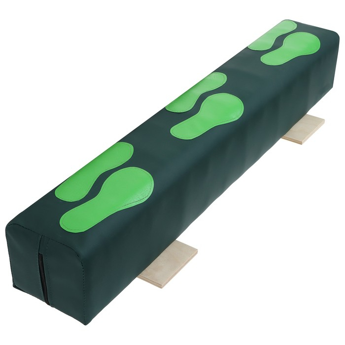 Бревно гимнастическое мягкое «Следы», 1 м, цвета МИКС Бревно гимнастическое мягкое «Следы», 1 м, цвета МИКС