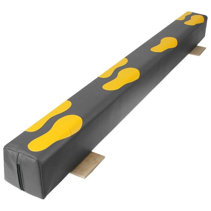 Бревно гимнастическое мягкое «Следы», 1,5 м, цвета МИКС Бревно гимнастическое мягкое «Следы», 1,5 м, цвета МИКС