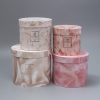 Набор шляпных коробок для цветов 4 в 1, упаковка подарочная, «Текстурный», 14 х 13 см - 20 х 17,5 см Набор шляпных коробок для цветов 4 в 1, упаковка подарочная, «Текстурный», 14 х 13 см - 20 х 17,5 см