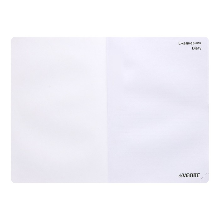Ежедневник недатированный A5, 160 листов, deVENTE.Couple with umbrella, твёрдая обложка из искусственной кожи с поролоном, 2 ляссе, блок 70 г/м2
