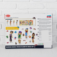 Игра на магнитах &laquo;Модные девчонки&raquo;, 63 элемента одежды + 4 куклы