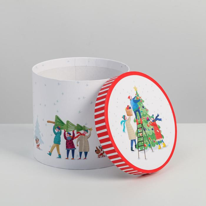 Набор подарочных коробок 5 в 1 &laquo;С Новым годом&raquo;, 13 х 14‒19.5 х 22 см, Новый год