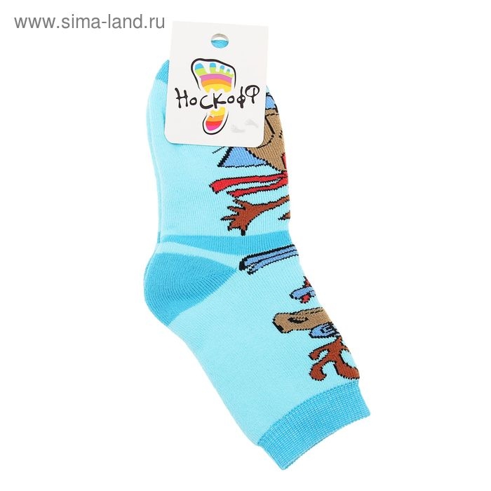 Носки детские махровые, цвет светло-бирюзовый, размер 16-18 Носки детские махровые, цвет светло-бирюзовый, размер 16-18