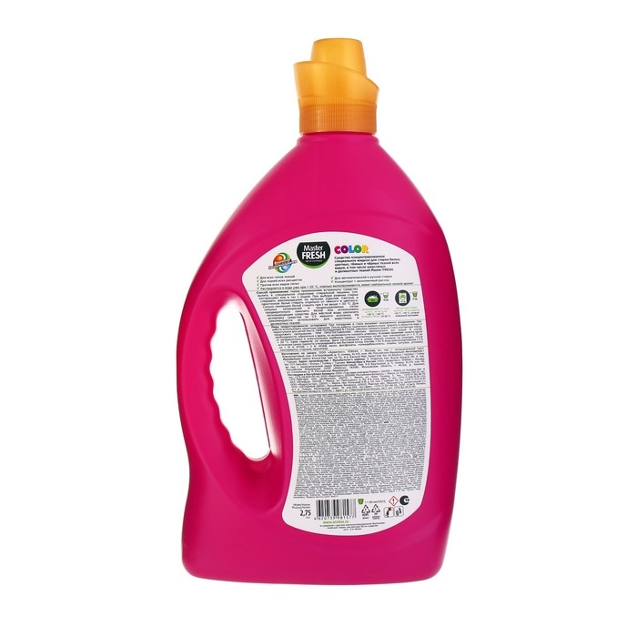 Гель для стирки Master FRESH GOLD Гель для стирки Master FRESH GOLD "формула защиты цвета", COLOR, концентрант, 2,75 л