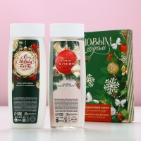 Подарочный набор косметики &laquo;С Новым Годом!&raquo;, гель для душа и шампунь для волос, 2 х 250 мл, ЧИСТОЕ СЧАСТЬЕ