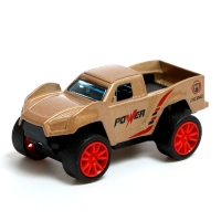 Машина металлическая &laquo;Крутые гонки. Пикап&raquo;, инерция, 1:64, МИКС