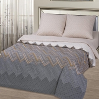 Постельное бельё евро АртПостель &laquo;Силуэт&raquo; размер 200х215, 215х240, 70х70см - 2 шт