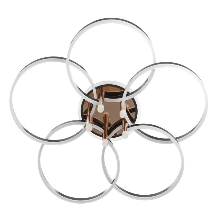 Светильник "Финди" 5xLED 250Вт черный 90х90х16 см BayerLux