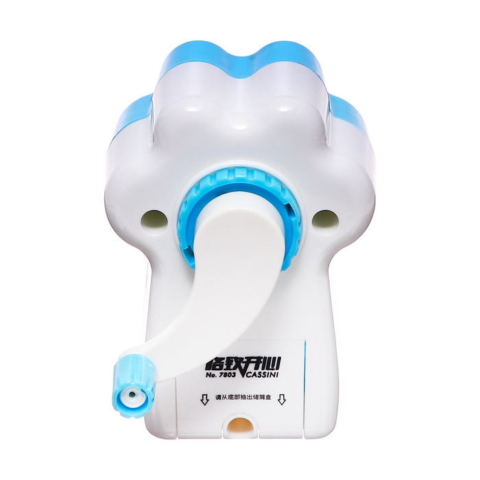 Точилка механическая с контейнером, Лапка синяя Точилка механическая с контейнером, Лапка синяя