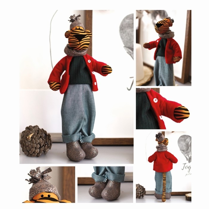 Набор для шитья. Мягкая игрушка своими руками &laquo;Тигр Ричард&raquo;, 25 см