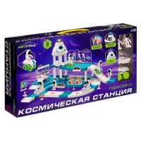 Парковка «Космическая станция», световые эффекты Парковка «Космическая станция», световые эффекты