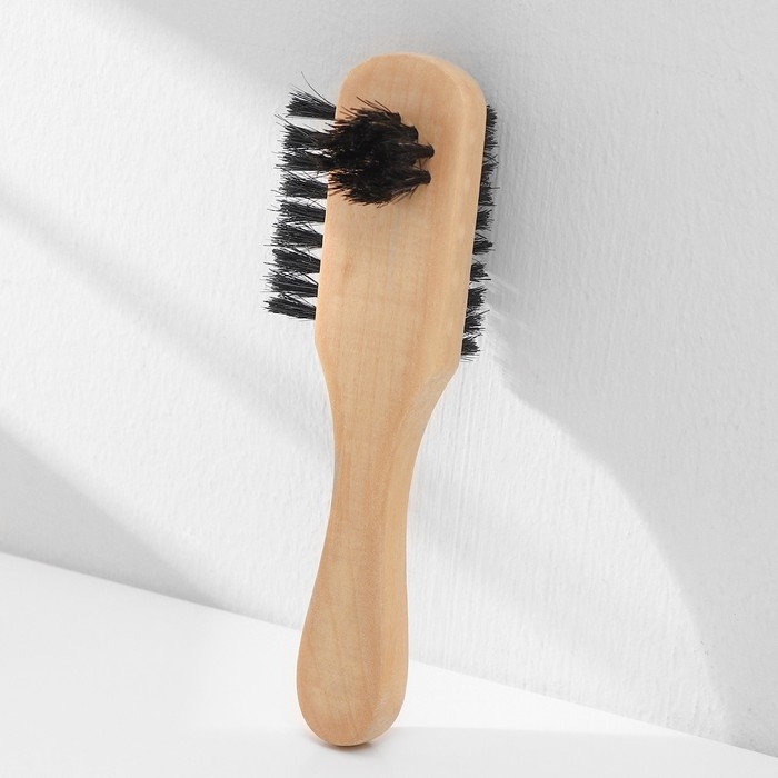 Щётка для одежды и обуви трёхсторонняя, 17&times;5,5&times;4,5 см