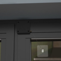 Доводчик дверной ТУНДРА, до 20 кг, цвет черный, натяжение 500 гр, длина троса 100 см Доводчик дверной ТУНДРА, до 20 кг, цвет черный, натяжение 500 гр, длина троса 100 см