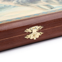 Нарды деревянные большие, настольная игра "Волки", 40 х 40 см, с шашками Нарды деревянные большие, настольная игра "Волки", 40 х 40 см, с шашками