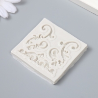 Молд силикон "Растительные узоры" 5 предметов 0,5х5,6х5,6 см Молд силикон "Растительные узоры" 5 предметов 0,5х5,6х5,6 см