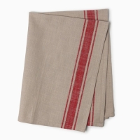 Новый год. Полотенце Этель "Полосы", цв. красный, 50х70 см, 100% хл