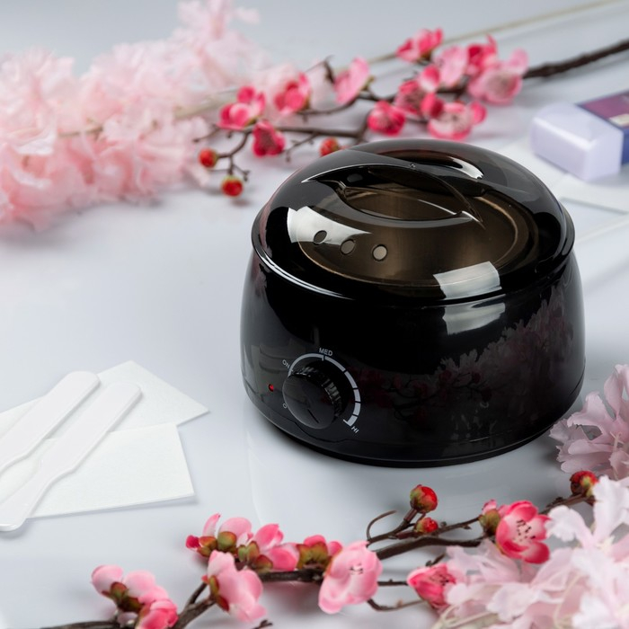 Воскоплав Luazon LVPL-07, баночный, 100 Вт, 400 г, регулировка температуры, 220 В, черный Воскоплав Luazon LVPL-07, баночный, 100 Вт, 400 г, регулировка температуры, 220 В, черный