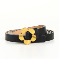 Ремень женский, ширина 1 см, пряжка металл, цвет чёрный Ремень женский, ширина 1 см, пряжка металл, цвет чёрный