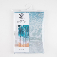Штора для ванной &laquo;Waves&raquo;, 145 х180 см