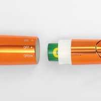 Массажёр для лица, 3,4 × 15 см, две насадки, цвет медный Массажёр для лица, 3,4 × 15 см, две насадки, цвет медный