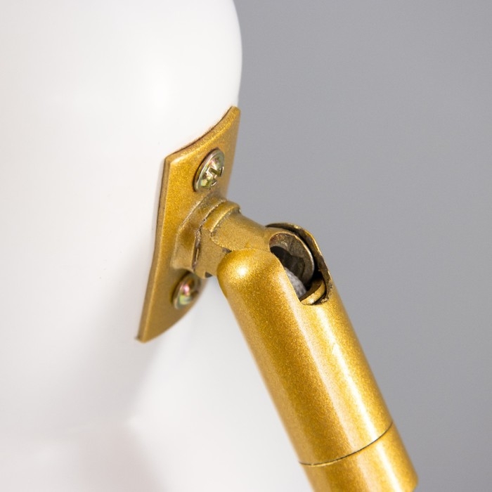 Настольная лампа "Оскар" 1х40Вт Е27 белый 20,5х14,5х56см RISALUX