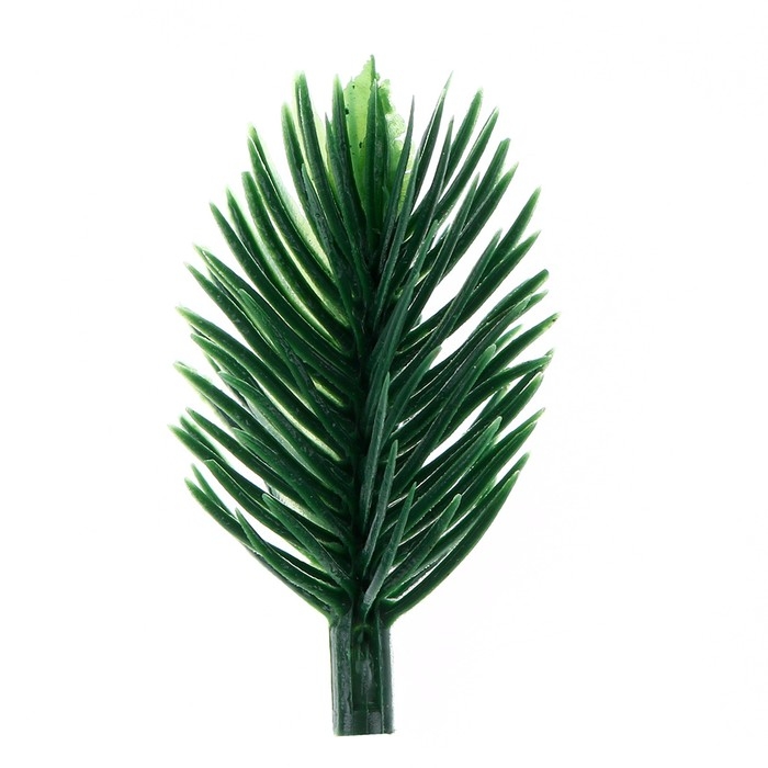 Новый год! Декор &laquo;Ветки ели мини&raquo; набор 100 шт., размер 1 шт. &mdash; 4,5 &times; 3 &times; 3 см