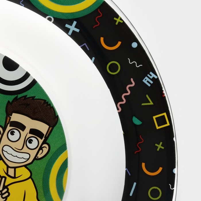 Тарелка стеклянная «Влад А4. Влад и компания», d=19.5 см Тарелка стеклянная «Влад А4. Влад и компания», d=19.5 см