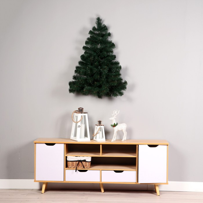 Ель искусственная "Настенная" 120 см, d нижнего яруса 76 см, 183 ветки