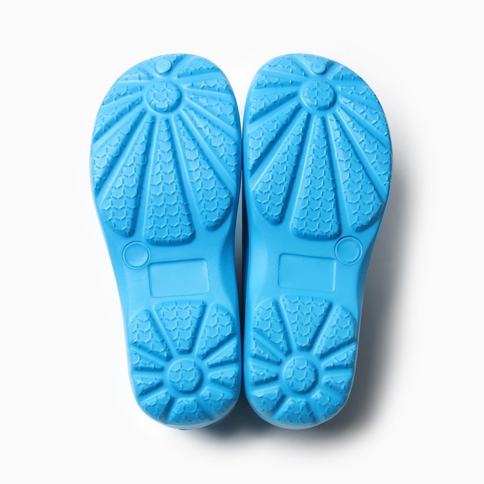 Галоши женские "Лаура" цвет василёк, размер 37