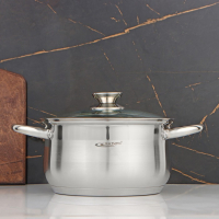 Кастрюля &laquo;Диана&raquo;, d=22 см, 4,2 л, капсульное дно, индукция