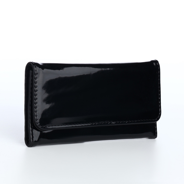 Кошелёк женский на магните, цвет чёрный Кошелёк женский на магните, цвет чёрный