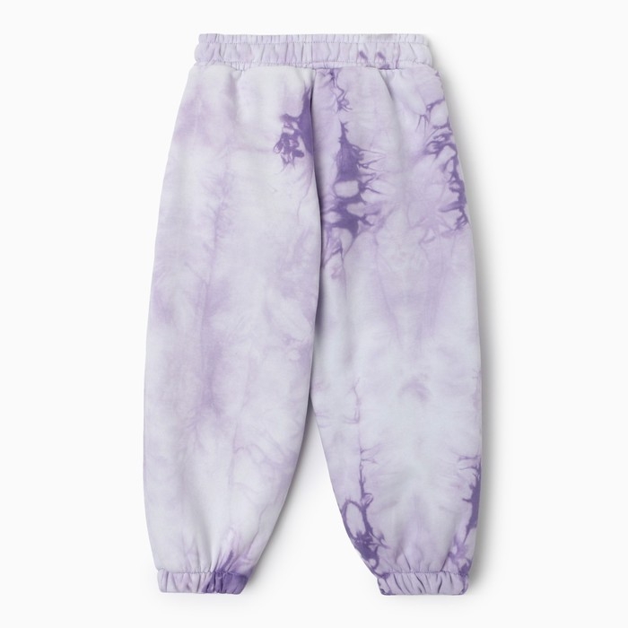 Брюки Брюки "Тай-дай" детские, цвет лаванда, рост 92 см